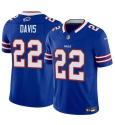 Men Buffalo Bills 22 Ray Davis Royal 2024 F U S E Vapor Untouchable Limited Stitched Football Jersey Men Buffalo Bills 22 Ray Davis Royal 2024 F U S E Vapor Untouchable Limited Stitched Football Jersey