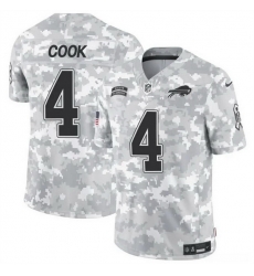 Men Buffalo Bills 4 James Cook 2024 F U S E Arctic Camo Salute To Service Limited Stitched Football Jersey Men Buffalo Bills 4 James Cook 2024 F U S E Arctic Camo Salute To Service Limited Stitched Football Jersey