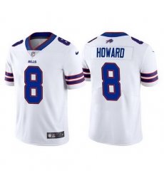 Men Buffalo Bills 8 O J Howard White Vapor Untouchable Limited Stitched jersey Men Buffalo Bills 8 O J Howard White Vapor Untouchable Limited Stitched jersey