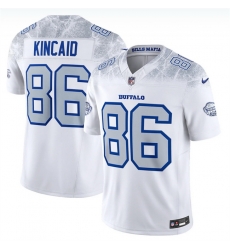 Men Buffalo Bills 86 Dalton Kincaid White 2025 F U S E Rivalries Vapor Untouchable Limited Stitched Football Jersey