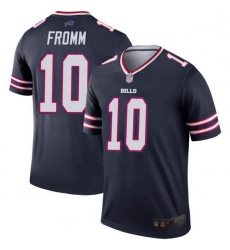 Men Buffalo Bills Jake Fromm Navy Legend Inverted Jersey Men Buffalo Bills Jake Fromm Navy Legend Inverted Jersey
