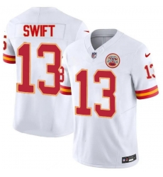 Men Kansas Chiefs #13 Taylor Swift White Stitched F U S E Home NFL Jersey Men Kansas Chiefs #13 Taylor Swift White Stitched F U S E Home NFL Jersey