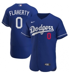 Men Los Angeles Dodgers #0 Jack Flaherty Blue Flex Base Stitched MLB Jersey Men Los Angeles Dodgers #0 Jack Flaherty Blue Flex Base Stitched MLB Jersey