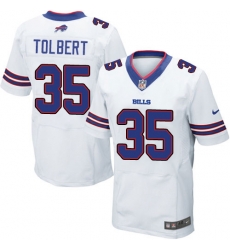 Mens NFL Buffalo Bills Nike 35 Mike Tolbert Elite White Jersey Mens NFL Buffalo Bills Nike 35 Mike Tolbert Elite White Jersey