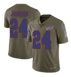 Nike Bills #24 Taron Johnson Olive Mens Stitched NFL Limited 2017 Salute To Service Jersey Nike Bills #24 Taron Johnson Olive Mens Stitched NFL Limited 2017 Salute To Service Jersey