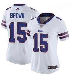 Bills #15 John Brown White Women Stitched Football Vapor Untouchable Limited Jersey Bills #15 John Brown White Women Stitched Football Vapor Untouchable Limited Jersey
