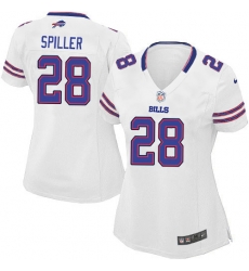 C.J. Spiller Womens Jersey - White Stitched Game Nike Buffalo Bills #28 Jersey C.J. Spiller Womens Jersey - White Stitched Game Nike Buffalo Bills #28 Jersey