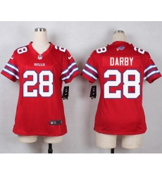 Nike Bills #28 Ronald Darby Red Womens Stitched NFL Limited Rush Jersey Nike Bills #28 Ronald Darby Red Womens Stitched NFL Limited Rush Jersey