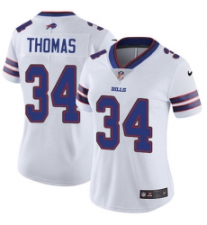 Nike Bills #34 Thurman Thomas White Womens Stitched NFL Vapor Untouchable Limited Jersey Nike Bills #34 Thurman Thomas White Womens Stitched NFL Vapor Untouchable Limited Jersey