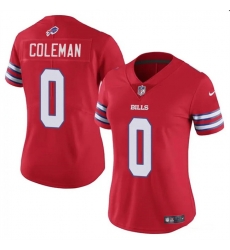 Women Buffalo Bills 0 Keon Coleman Red Vapor Stitched Football Jersey Women Buffalo Bills 0 Keon Coleman Red Vapor Stitched Football Jersey