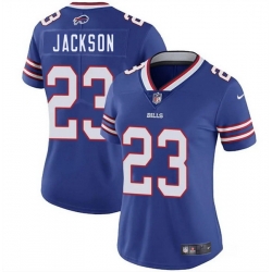 Women Buffalo Bills 23 Dane Jackson Blue Vapor Stitched Football Jersey