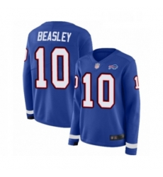 Womens Buffalo Bills 10 Cole Beasley Limited Royal Blue Therma Long Sleeve Football Jersey Womens Buffalo Bills 10 Cole Beasley Limited Royal Blue Therma Long Sleeve Football Jersey
