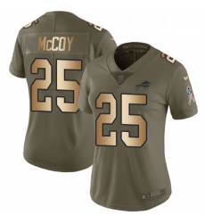 Womens Nike Buffalo Bills 25 LeSean McCoy Limited OliveGold 2017 Salute to Service NFL Jersey Womens Nike Buffalo Bills 25 LeSean McCoy Limited OliveGold 2017 Salute to Service NFL Jersey
