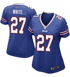 Womens Nike Buffalo Bills 27 TreDavious White Game Royal Blue Team Color NFL Jersey Womens Nike Buffalo Bills 27 TreDavious White Game Royal Blue Team Color NFL Jersey