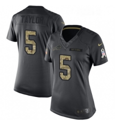 Womens Nike Buffalo Bills 5 Tyrod Taylor Limited Black 2016 Salute to Service NFL Jersey Womens Nike Buffalo Bills 5 Tyrod Taylor Limited Black 2016 Salute to Service NFL Jersey