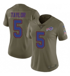 Womens Nike Buffalo Bills 5 Tyrod Taylor Limited Olive 2017 Salute to Service NFL Jersey Womens Nike Buffalo Bills 5 Tyrod Taylor Limited Olive 2017 Salute to Service NFL Jersey