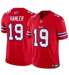 Youth Buffalo Bills 19 KJ Hamler Red 2024 F U S E Vapor Untouchable Limited Stitched Football Jersey Youth Buffalo Bills 19 KJ Hamler Red 2024 F U S E Vapor Untouchable Limited Stitched Football Jersey