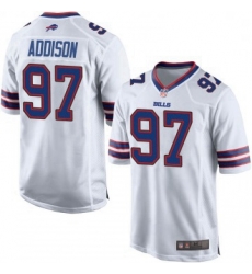 Youth Buffalo Bills Mario Addison White Game Jersey By Nike Youth Buffalo Bills Mario Addison White Game Jersey By Nike