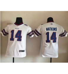 Youth Nike Bills #14 Sammy Watkins White Stitched NFL New Elite Jersey Youth Nike Bills #14 Sammy Watkins White Stitched NFL New Elite Jersey