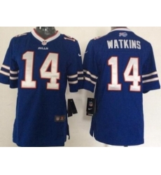 Youth Nike Buffalo Bills 14 Sammy Watkins Royal Blue Team Color Stitched NFL Jersey Youth Nike Buffalo Bills 14 Sammy Watkins Royal Blue Team Color Stitched NFL Jersey