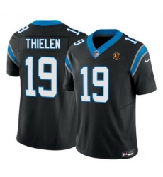 Men Carolina Panthers 19 Adam Thielen Black 2023 F U S E With John Madden Patch Vapor Limited Stitched Football Jersey Men Carolina Panthers 19 Adam Thielen Black 2023 F U S E With John Madden Patch Vapor Limited Stitched Football Jersey
