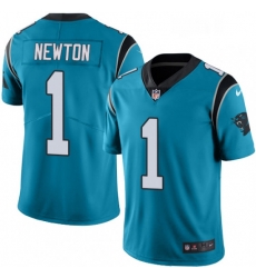 Mens Nike Carolina Panthers 1 Cam Newton Blue Alternate Vapor Untouchable Limited Player NFL Jersey Mens Nike Carolina Panthers 1 Cam Newton Blue Alternate Vapor Untouchable Limited Player NFL Jersey
