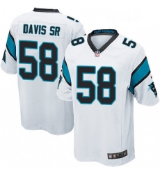 Mens Nike Carolina Panthers 58 Thomas Davis Game White NFL Jersey Mens Nike Carolina Panthers 58 Thomas Davis Game White NFL Jersey