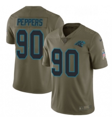 Mens Nike Carolina Panthers 90 Julius Peppers Limited Olive 2017 Salute to Service NFL Jersey Mens Nike Carolina Panthers 90 Julius Peppers Limited Olive 2017 Salute to Service NFL Jersey
