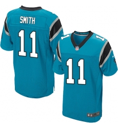 Nike Panthers #11 Torrey Smith Blue Alternate Mens Stitched NFL Elite Jersey Nike Panthers #11 Torrey Smith Blue Alternate Mens Stitched NFL Elite Jersey