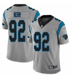 Nike Panthers 92 Zach Kerr Silver Men Stitched NFL Limited Inverted Legend Jersey Nike Panthers 92 Zach Kerr Silver Men Stitched NFL Limited Inverted Legend Jersey
