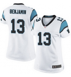 Nike Panthers #13 Kelvin Benjamin White Team Color Women Stitched NFL Jersey Nike Panthers #13 Kelvin Benjamin White Team Color Women Stitched NFL Jersey