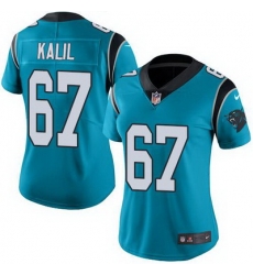 Nike Panthers #67 Ryan Kalil Blue Alternate Womens Stitched NFL Vapor Untouchable Limited Jersey Nike Panthers #67 Ryan Kalil Blue Alternate Womens Stitched NFL Vapor Untouchable Limited Jersey