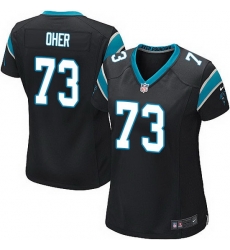 Nike Panthers #73 Michael Oher Black Team Color Women Stitched NFL Jersey Nike Panthers #73 Michael Oher Black Team Color Women Stitched NFL Jersey