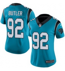 Nike Panthers #92 Vernon Butler Blue Alternate Womens Stitched NFL Vapor Untouchable Limited Jersey Nike Panthers #92 Vernon Butler Blue Alternate Womens Stitched NFL Vapor Untouchable Limited Jersey