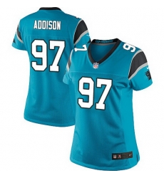 Nike Panthers #97 Mario Addison Blue Team Color Women Stitched NFL Jersey Nike Panthers #97 Mario Addison Blue Team Color Women Stitched NFL Jersey