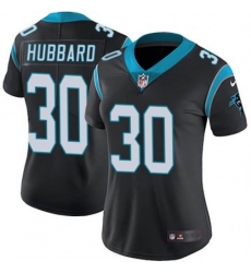 Women Carolina Panthers #30 Chuba Hubbard Black F U S E Stitched NFL Jersey Women Carolina Panthers #30 Chuba Hubbard Black F U S E Stitched NFL Jersey