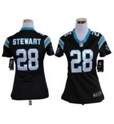 Women Nike Carolina Panthers #28 Jonathan Stewart Black Nike NFL Jerseys Women Nike Carolina Panthers #28 Jonathan Stewart Black Nike NFL Jerseys