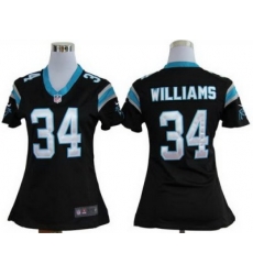 Women Nike Carolina Panthers #34 DeAngelo Williams Black Nike NFL Jerseys Women Nike Carolina Panthers #34 DeAngelo Williams Black Nike NFL Jerseys