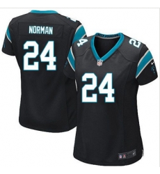 Women Nike Panthers #24 Josh Norman Black Team Color Stitched NFL Elite Jersey Women Nike Panthers #24 Josh Norman Black Team Color Stitched NFL Elite Jersey