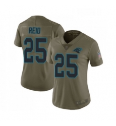 Womens Carolina Panthers 25 Eric Reid Limited Olive 2017 Salute to Service Football Jersey Womens Carolina Panthers 25 Eric Reid Limited Olive 2017 Salute to Service Football Jersey