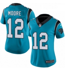 Womens Nike Carolina Panthers 12 DJ Moore Limited Blue Rush Vapor Untouchable NFL Jersey Womens Nike Carolina Panthers 12 DJ Moore Limited Blue Rush Vapor Untouchable NFL Jersey