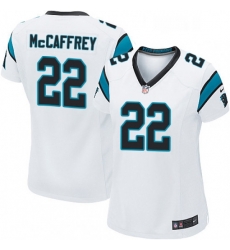 Womens Nike Carolina Panthers 22 Christian McCaffrey Game White NFL Jersey Womens Nike Carolina Panthers 22 Christian McCaffrey Game White NFL Jersey