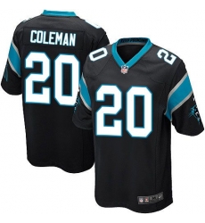 Nike Panthers #20 Kurt Coleman Black Team Color Youth Stitched NFL Elite Jersey Nike Panthers #20 Kurt Coleman Black Team Color Youth Stitched NFL Elite Jersey
