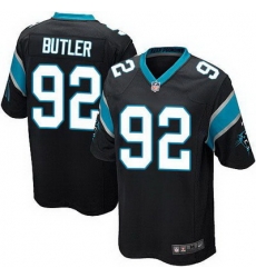 Nike Panthers #92 Vernon Butler Black Team Color Youth Stitched NFL Elite Jersey Nike Panthers #92 Vernon Butler Black Team Color Youth Stitched NFL Elite Jersey