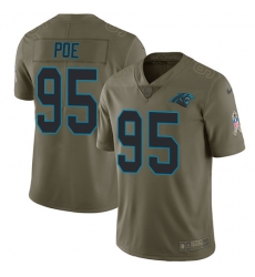 Nike Panthers #95 Dontari Poe Olive Youth Stitched NFL Limited 2017 Salute to Service Jersey Nike Panthers #95 Dontari Poe Olive Youth Stitched NFL Limited 2017 Salute to Service Jersey
