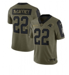 Youth Carolina Panthers 22 Christian McCaffrey Nike Olive 2021 Salute To Service Limited Player Jersey Youth Carolina Panthers 22 Christian McCaffrey Nike Olive 2021 Salute To Service Limited Player Jersey