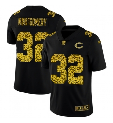 Chicago Bears 32 David Montgomery Men Nike Leopard Print Fashion Vapor Limited NFL Jersey Black Chicago Bears 32 David Montgomery Men Nike Leopard Print Fashion Vapor Limited NFL Jersey Black