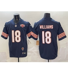 Men Chicago Bears 18 Caleb Williams Navy F U S E 2025 NFC North Division Champions 26 Illinois Patch Stitched Football Jersey Men Chicago Bears 18 Caleb Williams Navy F U S E 2025 NFC North Division Champions 26 Illinois Patch Stitched Football Jersey