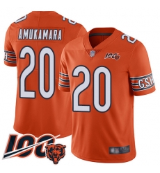 Men Chicago Bears 20 Prince Amukamara Orange Alternate 100th Season Limited Football Jersey Men Chicago Bears 20 Prince Amukamara Orange Alternate 100th Season Limited Football Jersey