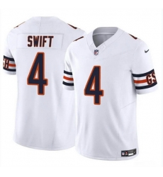 Men Chicago Bears 4 D u2019Andre Swift White 2023 F U S E Vapor Stitched Football Jersey Men Chicago Bears 4 D u2019Andre Swift White 2023 F U S E Vapor Stitched Football Jersey